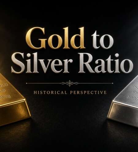 Over the past 100 years, the gold-to-silver ratio