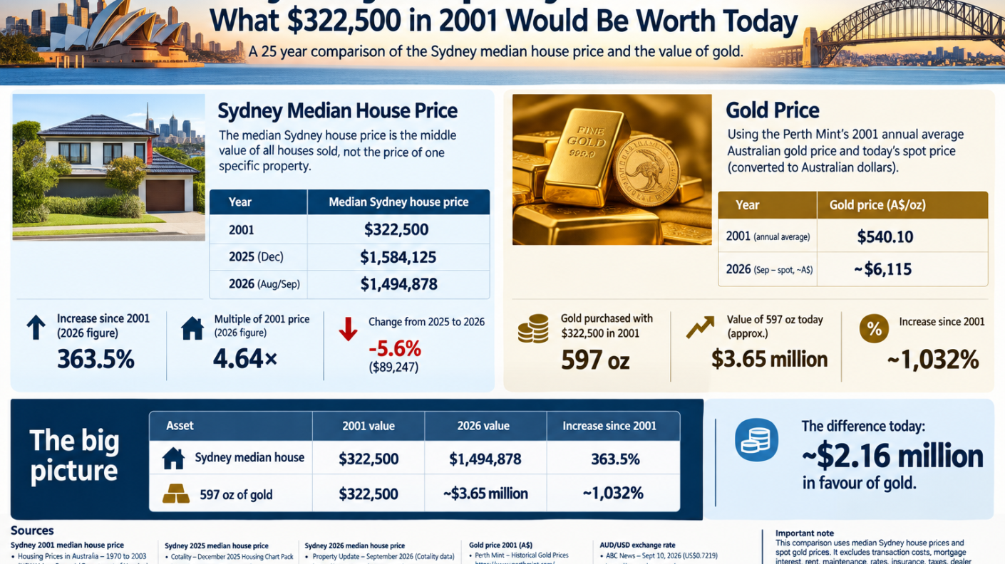 Sydney Property or Gold