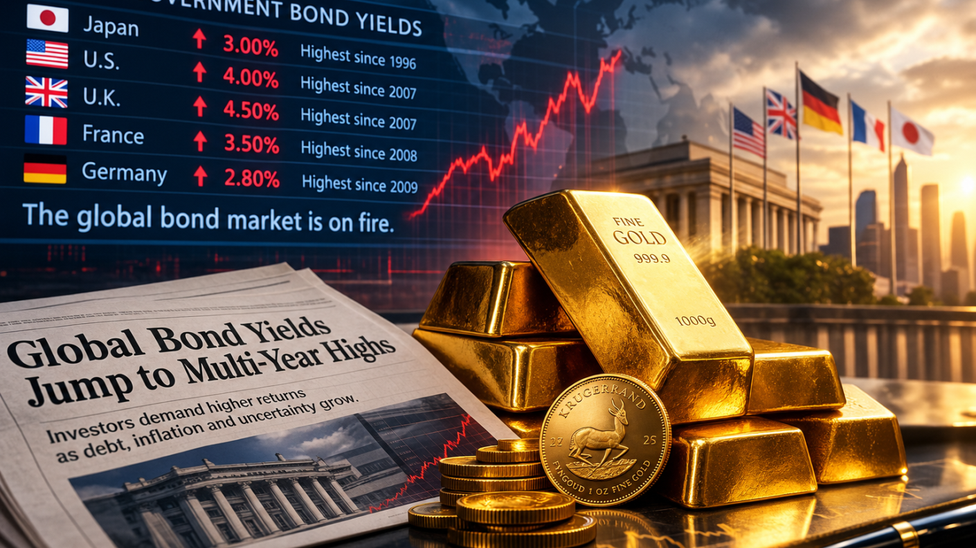 When the Global Bond Market Starts Burning, History Points Back to Gold