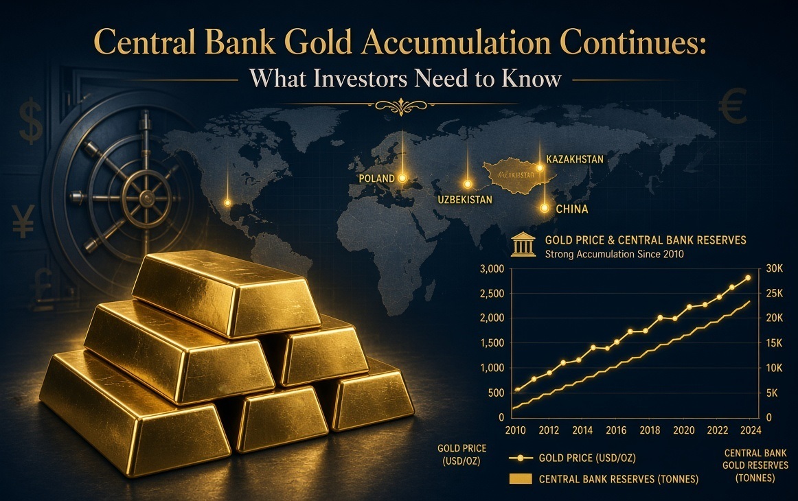 Central Bank Gold Accumulation Continues: What Investors Need to Know