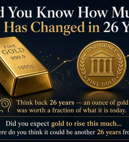 Did You Know How Much Gold Has Changed in 26 Years?