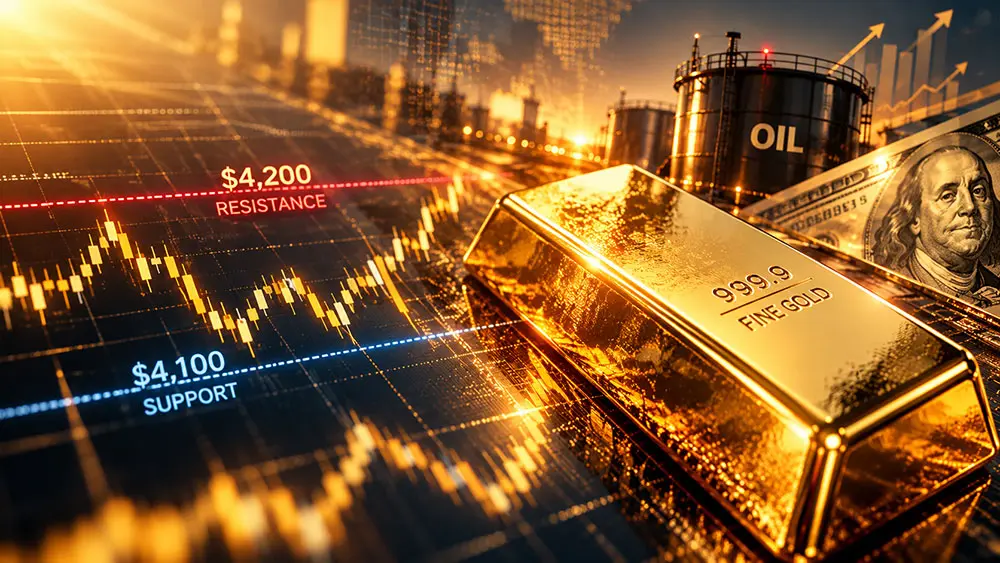 Gold price holds critical $4,100 support
