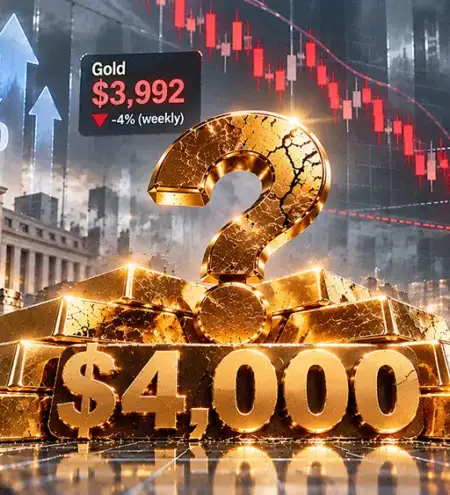 Gold's $4,000 support breaks, but is the selloff overdone