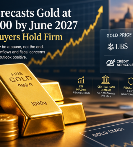 UBS Forecasts Gold at US$5,200 by June 2027