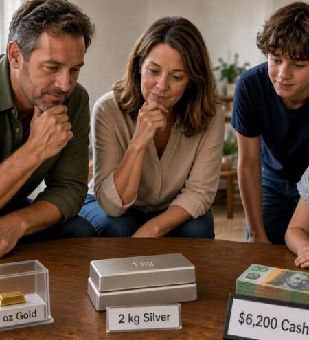 One Ounce of Gold, Two Kilograms of Silver, or $6,200 in Cash. What Would You Choose?