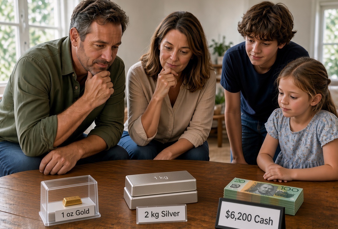 One Ounce of Gold, Two Kilograms of Silver, or $6,200 in Cash. What Would You Choose?